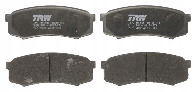 фото №1, Тормозная колодка тормозной kpl. задняя lexus gx, rx, toyota fj