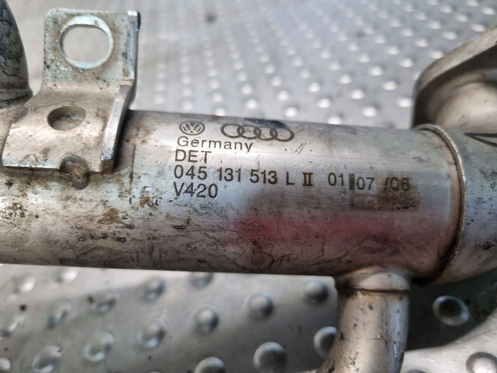 фото №6, Радиатор выхлопных газов 045131513l vw polo iv fox fabia i ibiza iii 1.4 tdi