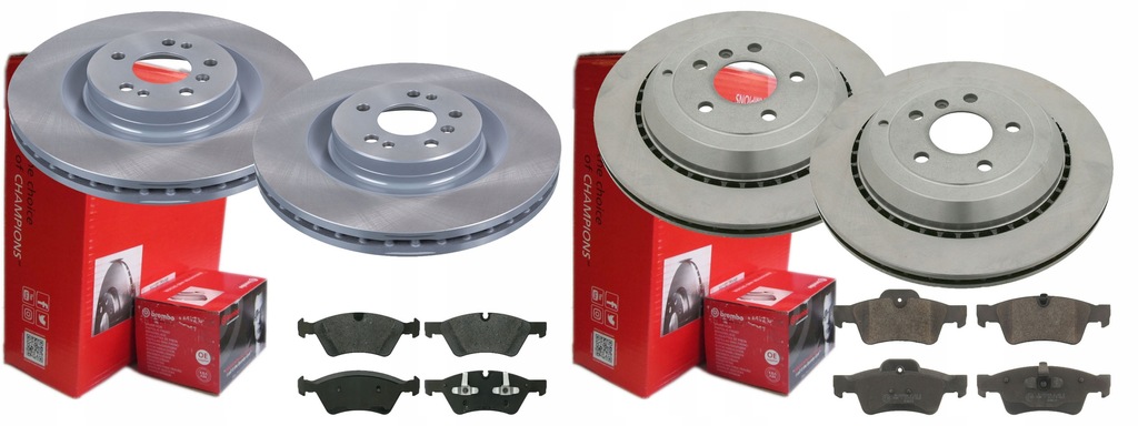 фото №1, Тормозные диски тормозные колодки p+t brembo mercedes w164 x164 w251
