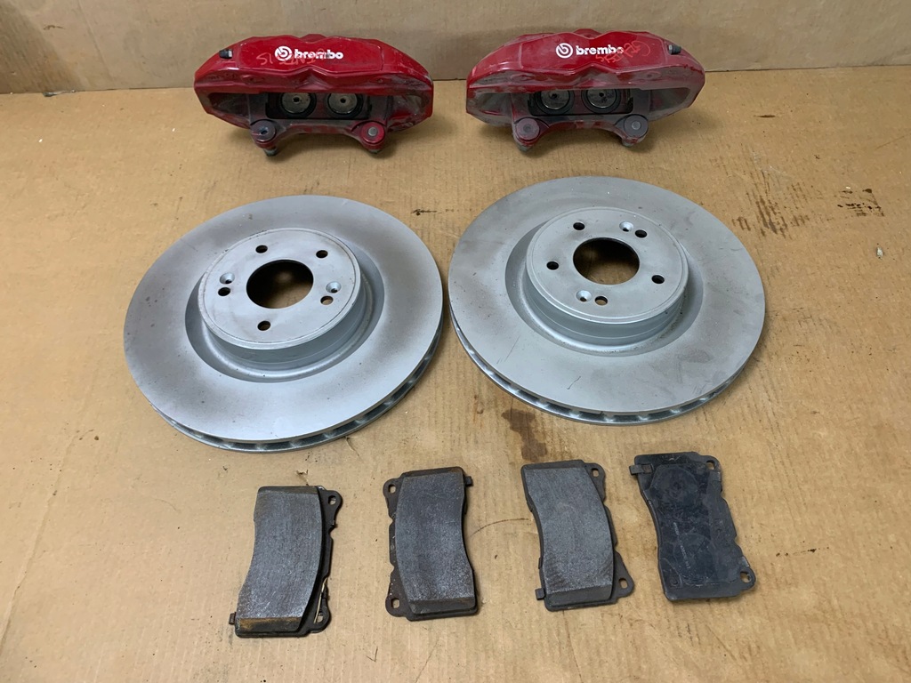 фото №1, Супорти гальмівні диски гальмівні колодки brembo hyundai genesis перед