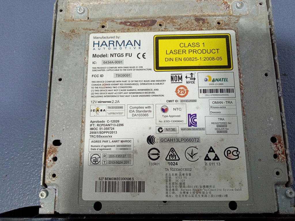 фото №5, Mercedes s klasa w222 тюнер радіо навігації ntg5 a2229006010