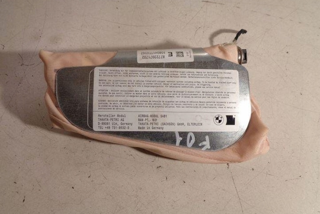 фото №7, Подушка подушка безпеки сидіння передня ліва bmw 7 f01, f02 306825910 2.99l