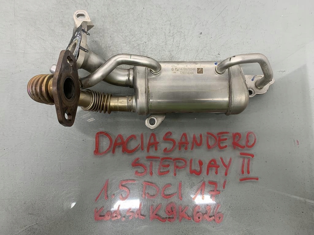 фото №1, Радиатор выхлопных газов dacia sandero ii stepway 1.5 dci 147357324r