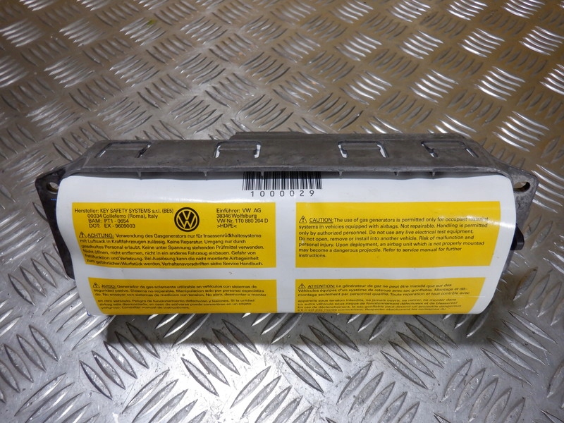 фото №11, Vw skoda seat подушка пассажир подушка безопасности 1t0880204d