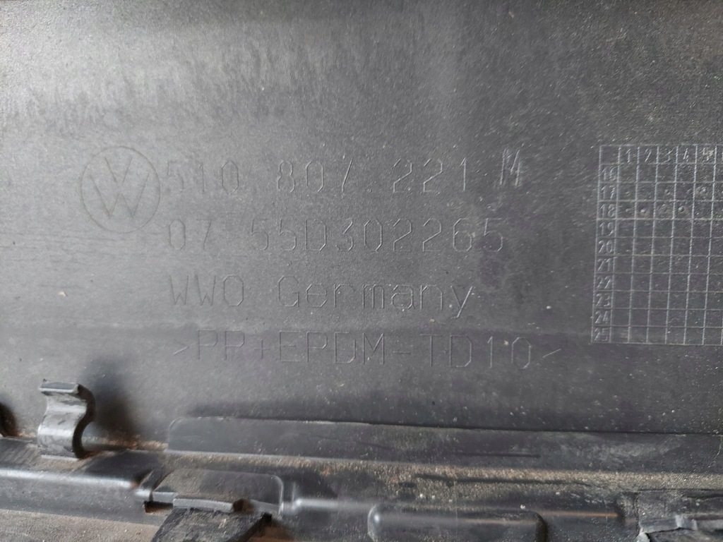 фото №7, Vw sportsvan 510 lift бампер перед 510807221 m оригинал