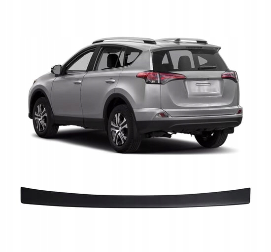 фото №7, Toyota rav4 2018 защита капот накладка спойлер na капот защита abs czarna