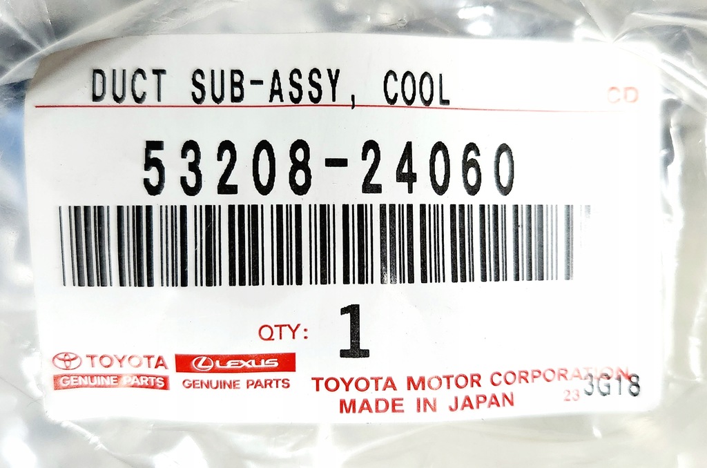 фото №9, Лівий впуск повітря бампера тунель канал lexus rc-f gs-f rc f gs f новий оригінальний номер