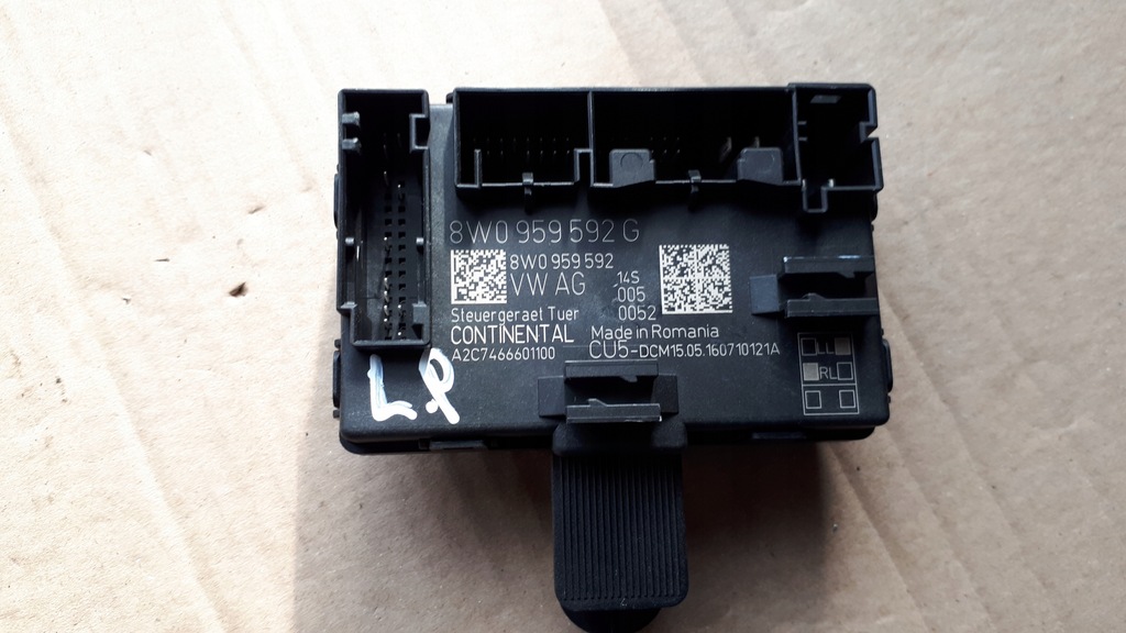фото №1, A4 b9 8w модуль блок керування двері перед 8w0959592g
