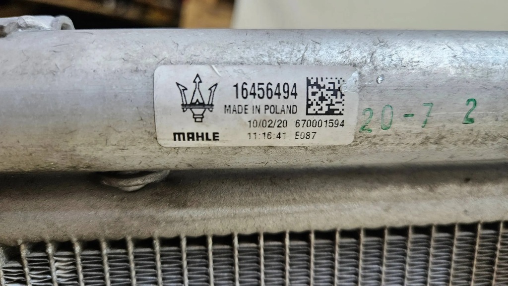 фото №7, Радиатор кондиционера maserati ghibli 16456494