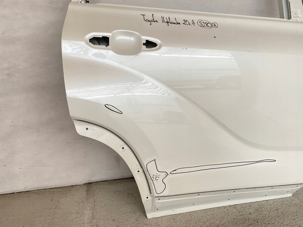 фото №6, Toyota highlander iv 2019r- двері праве задні