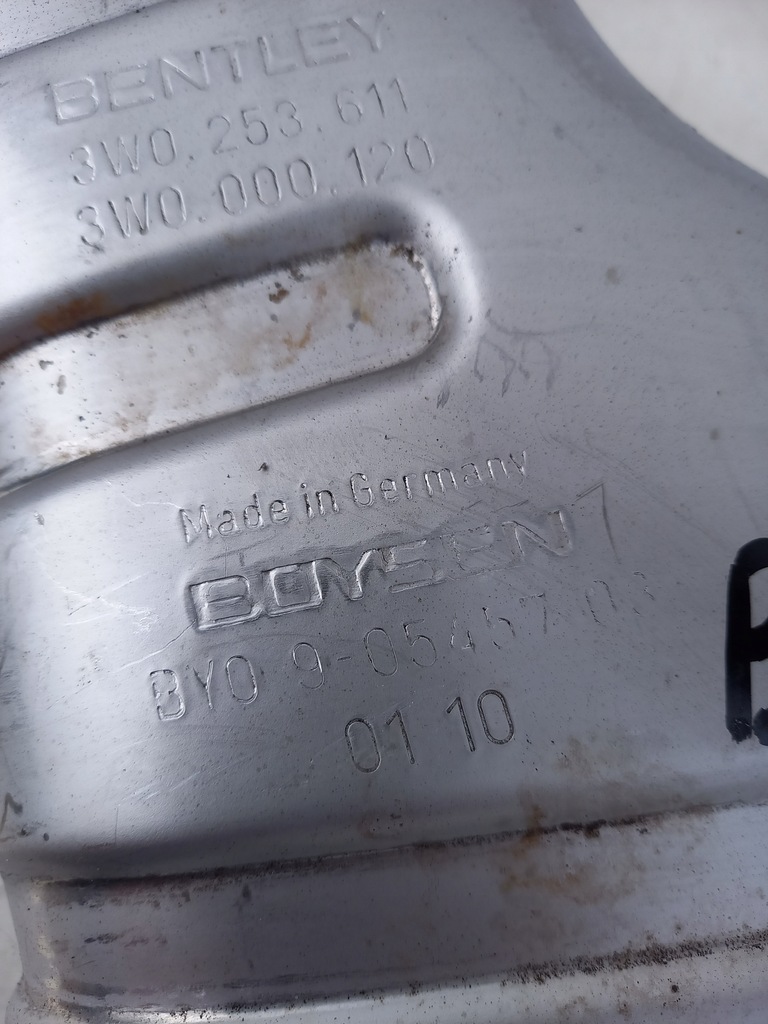 фото №8, Система выпускной гаситель правый bentley continental gt gtc 3w0253611 3w0000120