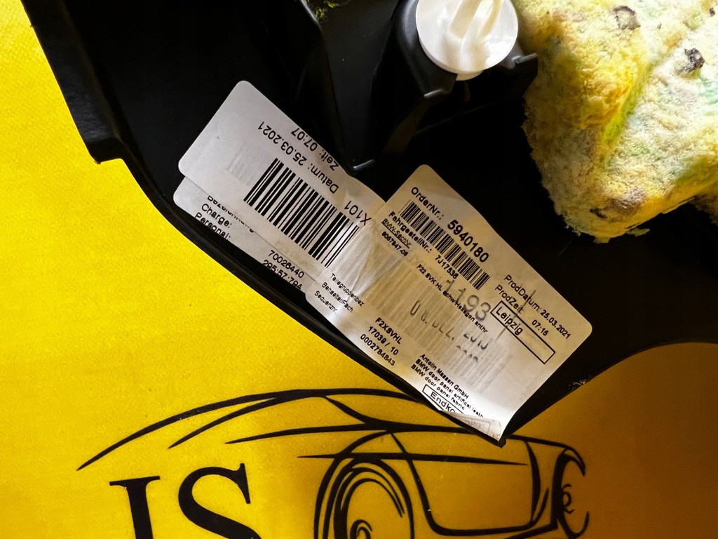 фото №6, Обшивка обивка дверь левый задняя alcantara bmw 2 f22 m-pakiet