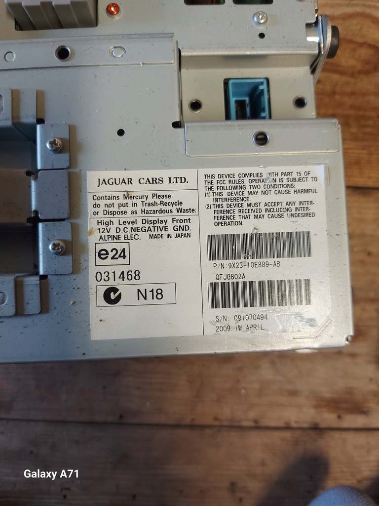 фото №5, Дисплей навигации jaguar xf 250 9x23-10e889-ab