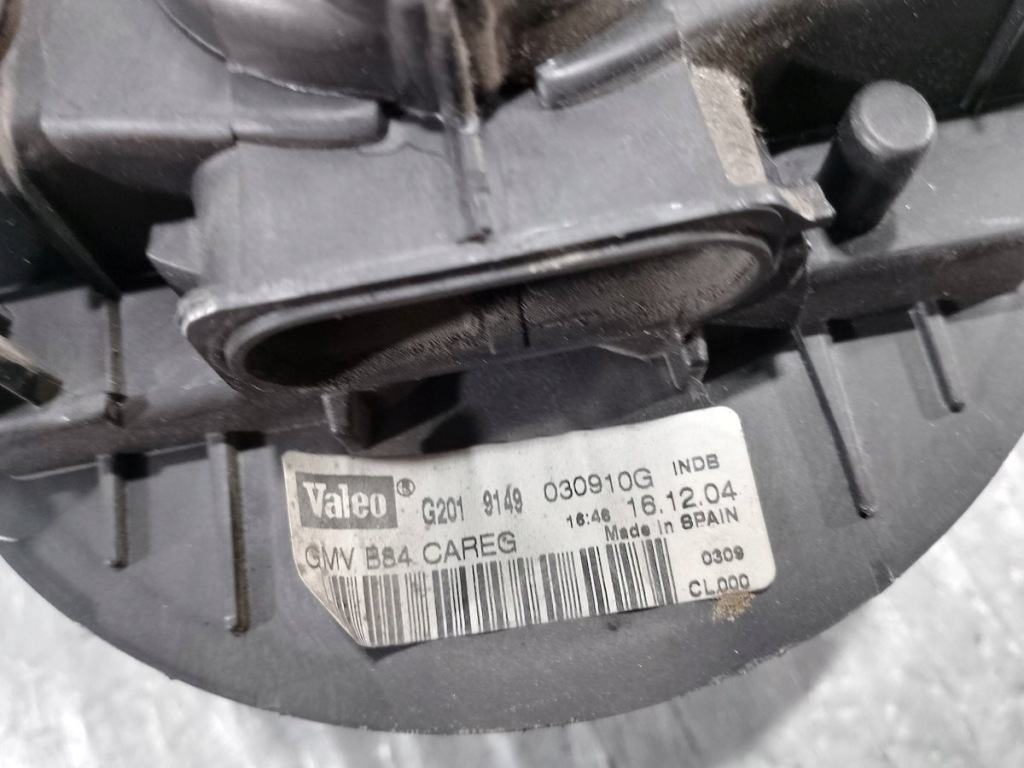 фото №9, Вентилятор обдув, воздуходувка renault megane ii g2019149 030910g 1.5 dci