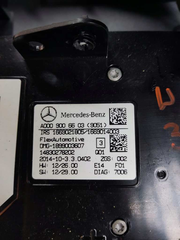 фото №10, Mercedes a klasa w176 b w246 лампа потолочный a2049063002