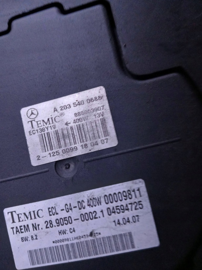Корпус вентилятора вентилятор mercedes c w203 1.8 a2035001593 Ціна