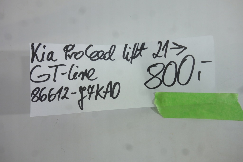 фото №10, Dół бампера задняя kia proceed lift 21- gt-line