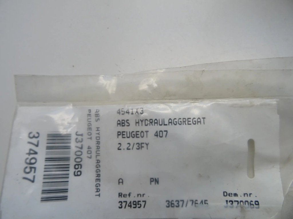 фото №7, Peugeot 407 насос abs 36151822