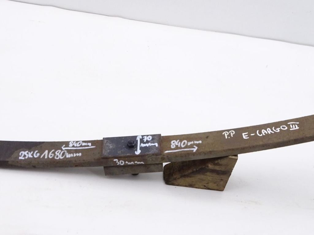 фото №4, Iveco eurocargo 02-15 ресора перед 1 щітка 7 cm