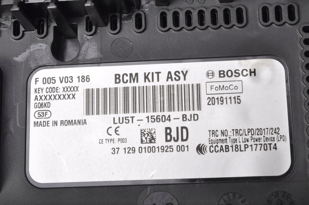 фото №11, Ford fiesta mk8 коробка модуль bsi lu5t-15604-bjd