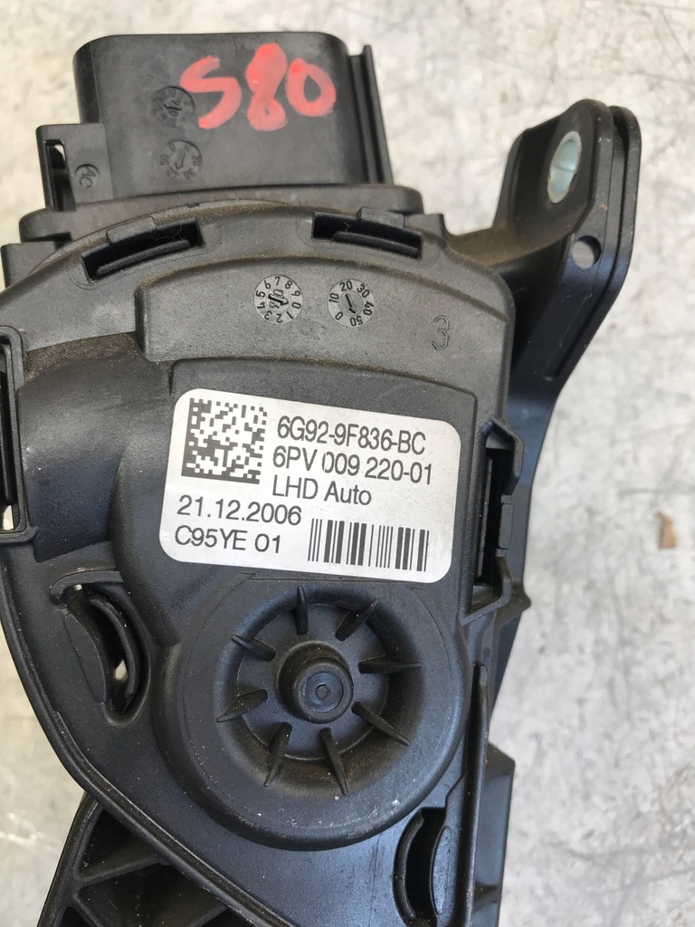 фото №5, Педаль газа потенциометр volvo s80 6g92-9f836-bc