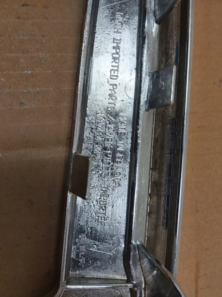 фото №14, Бампер перед передний хром tesla model s przed lift