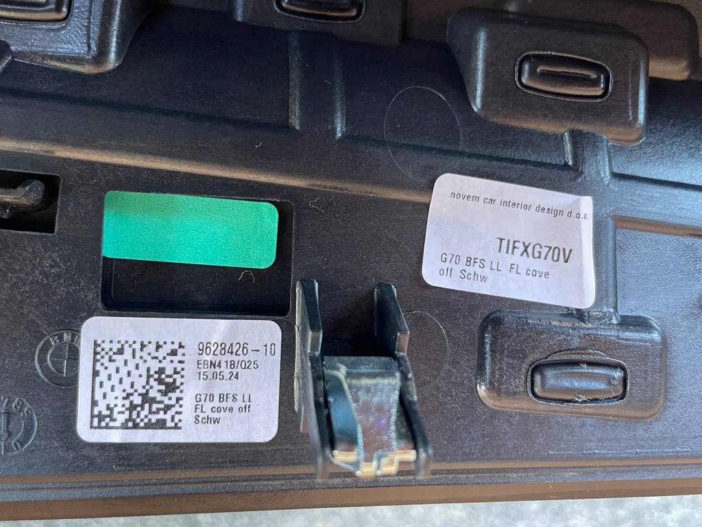 фото №13, Bmw 7 g70 молдинг декоративная dekor консоли fineline braun 9628426