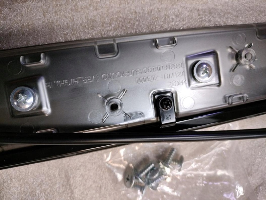 фото №4, Молдинг dekor оббивка двері правий перед koleos ii