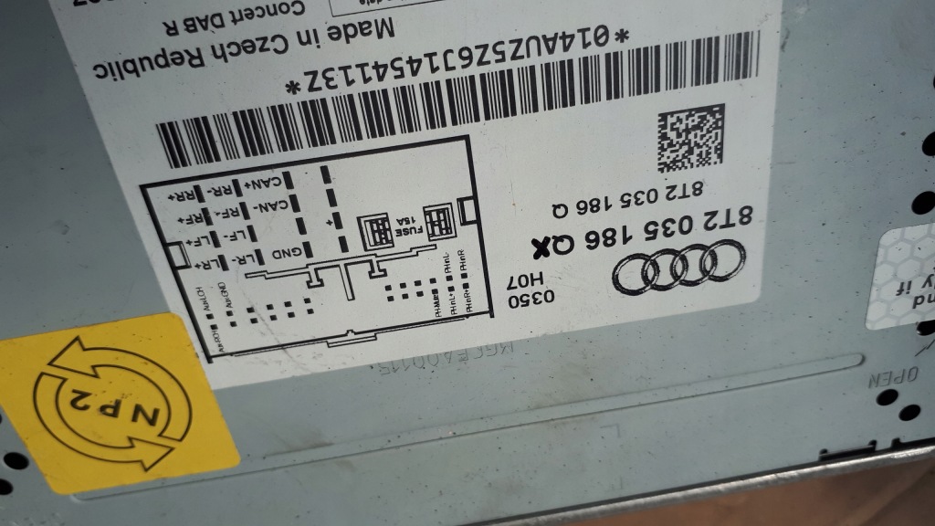 Купити A4 b8 a5 8t радіо cd concert 8t2035186q uk