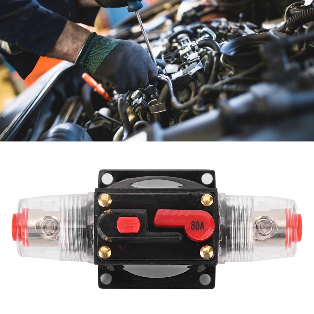 фото №13, Автомобільний запобіжник автоматичний 80a 12-24v