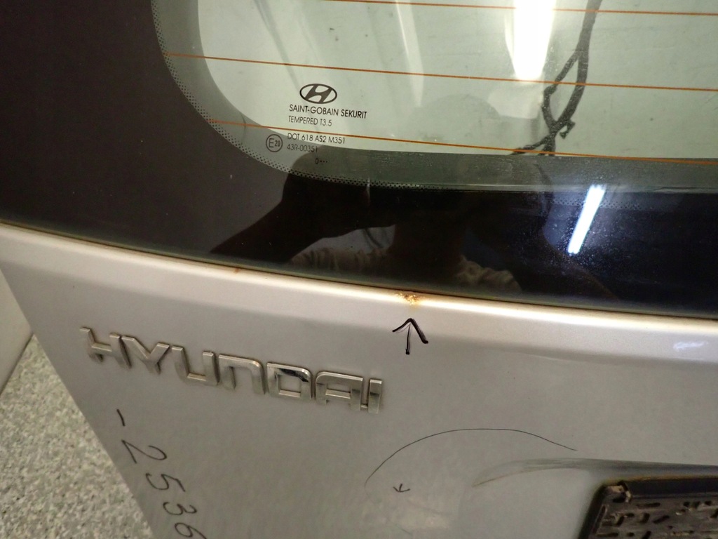 фото №9, Hyundai i30 kombi 07-12 крышка багажника багажника задняя