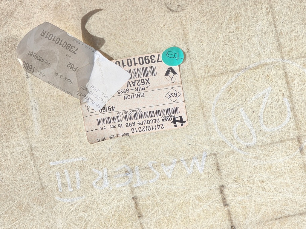 Movano master 3 3 10- потолок полка лампа солнцезащитные комплект 2p Оригинал