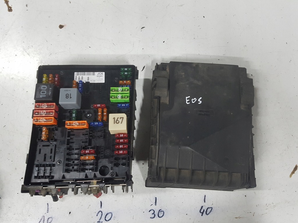 фото №1, Vw eos 06-10r 2.0 tfsi bwa коробка предохранителей