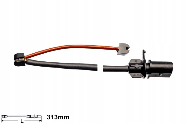 фото №2, Ate 24.8190-0972.2 контакт попереджувальний, знос накладок гальмівних