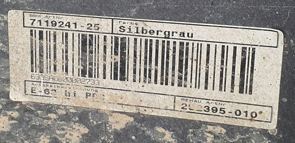 фото №10, Бампер задній задня pod pdc bmw 6 e63 e64 7119241