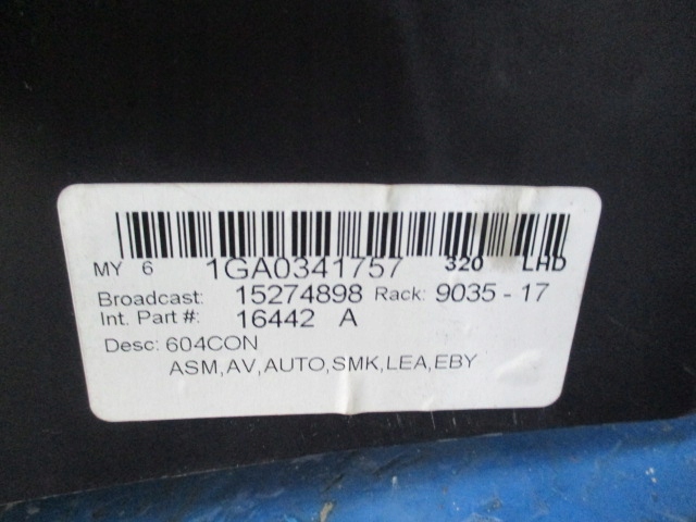 фото №5, Cadillac cts i подлокотник бардачок туннель средний