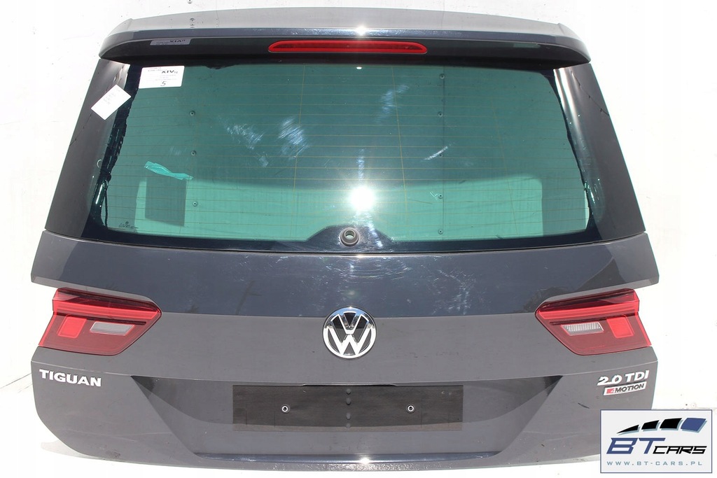 фото №7, Vw tiguan ii 5na задня li7f бампер задній + кришка багажника багажника + лампи лампа led