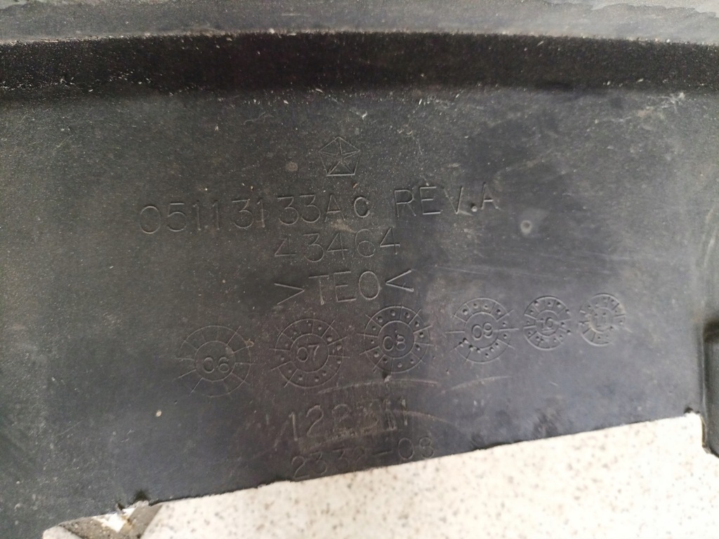 фото №7, Захист бампера передній dodge grand caravan 5 facelift 2015 05113133ac