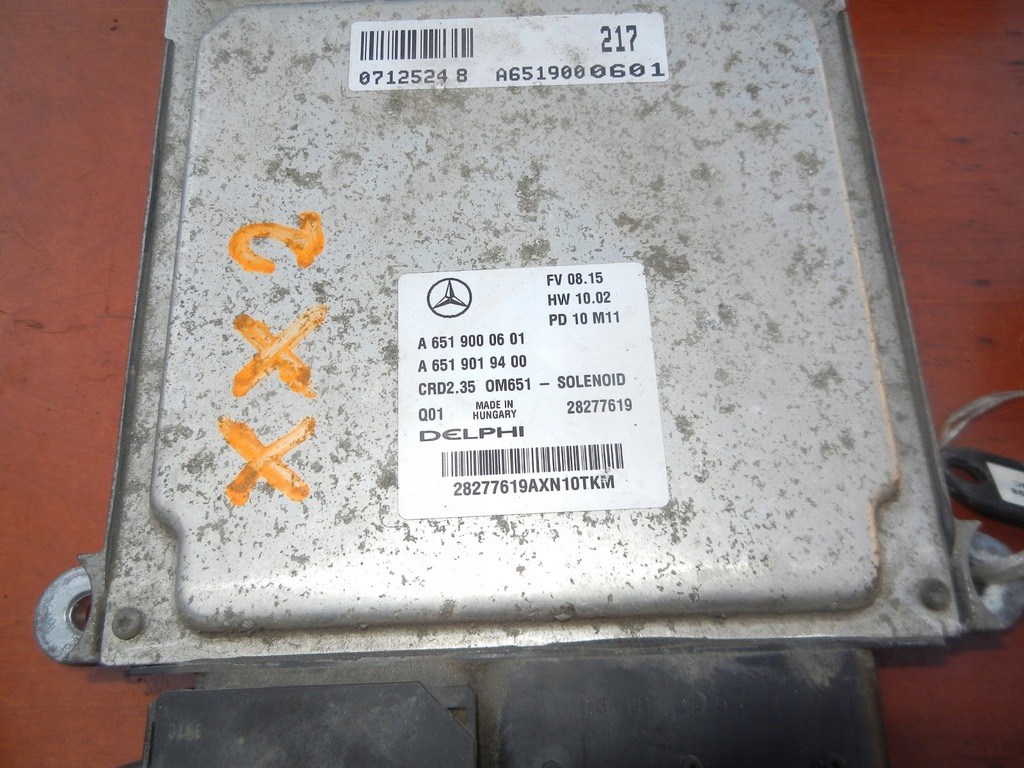 фото №5, Набор стартовый бортовой компьютер mercedes sprinter 906 2.2cdi 651