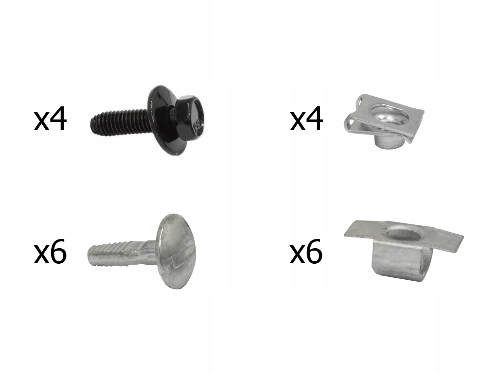 фото №1, Citroen c5 rd td 2008- набор клипсы защита 692254