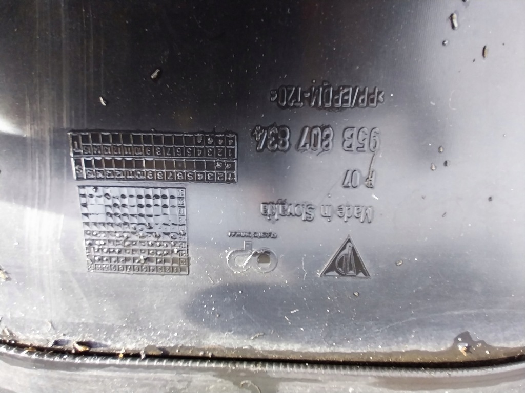 фото №12, Porsche оригинальный номер 95b807834 бампер спойлер накладка macan