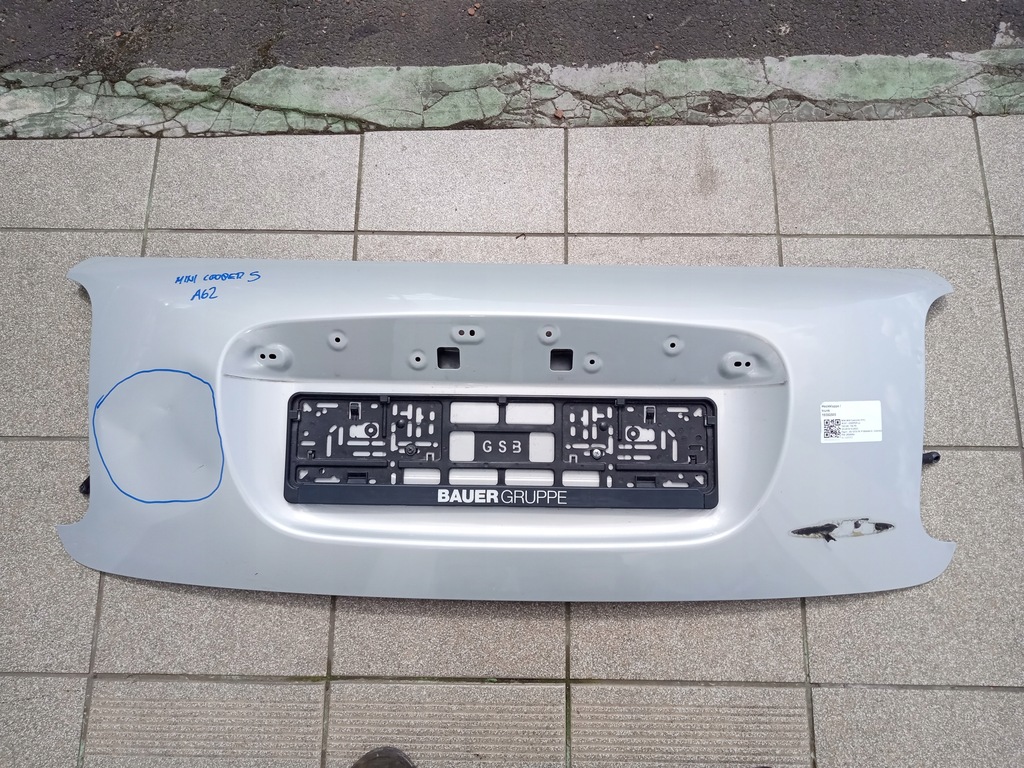 фото №1, Mini cooper s 2021 кришка багажника задня задня лак a62