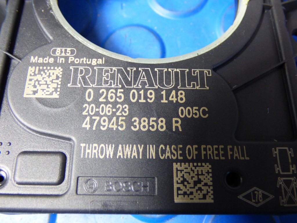 фото №3, Датчик kąta поворота 479453858r renault clio v