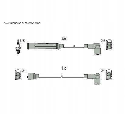 фото №1, Шланг запалювання starline zk 5934