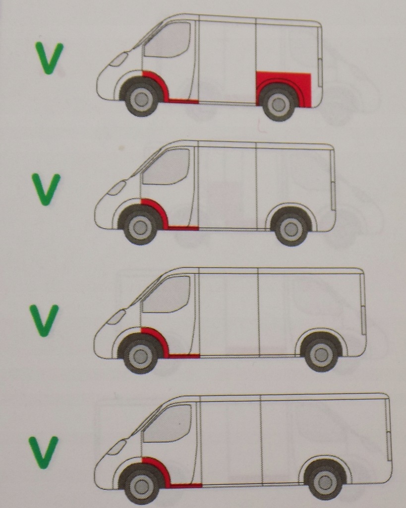 фото №2, Ford transit ремкомплект поріг двері поріг лівий
