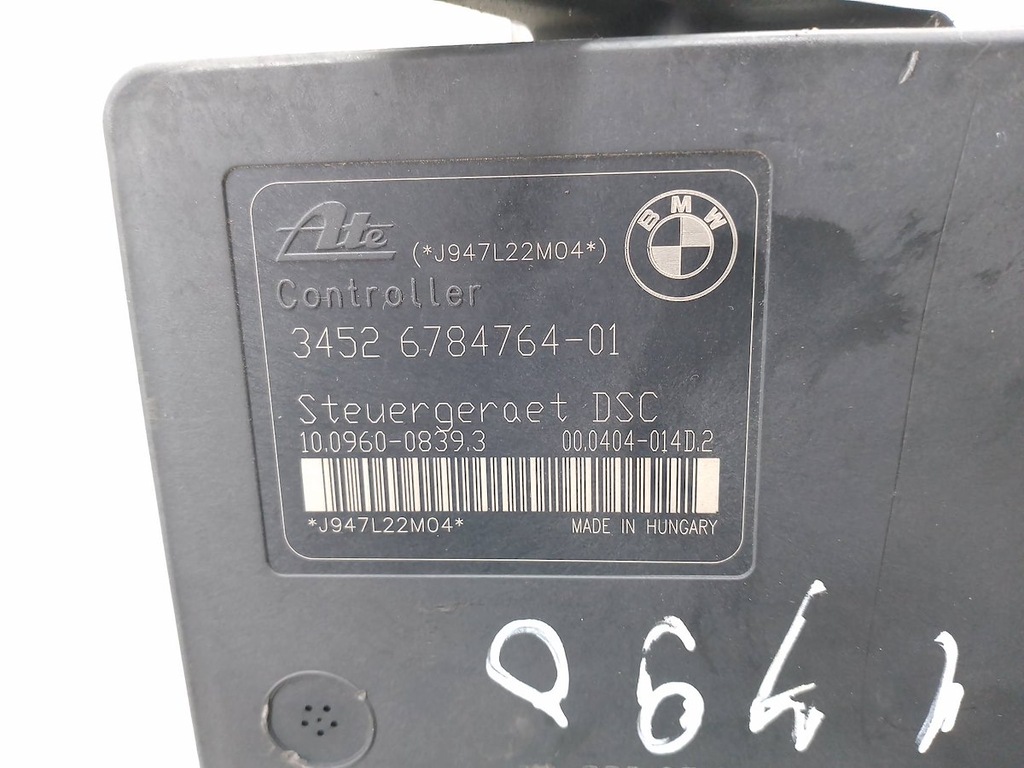 фото №9, Насос abs bmw 3 e90 6784763 6784764 10.0206-0351.4 10.0960-0839.3 ate 2.0