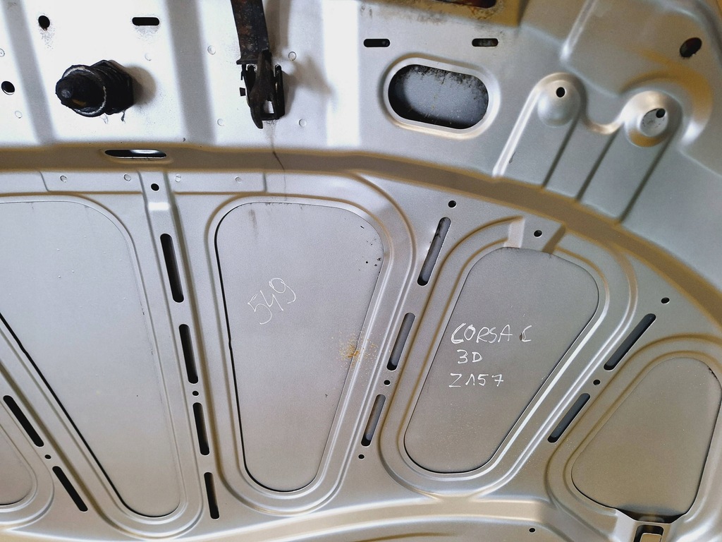 фото №9, Капот крышка двигателя opel corsa c 00-03 lak: z157 nr549