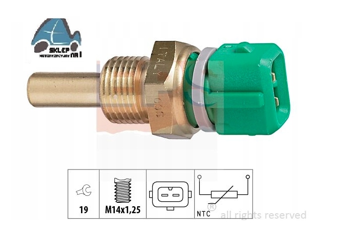 фото №1, Eps 1.830.204 датчик температури двигуна
