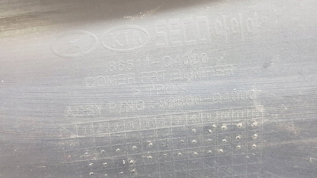 Kia e niro eniro ev electric 2018 - бампер перед 86511-q4000 Оригінал