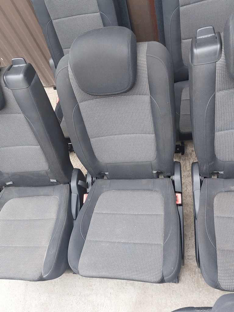 фото №11, Vw sharan 7n сидіння обшивки тунель ремені подушки безпеки